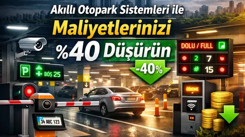 Akıllı Otopark Sistemleri ile Maliyetlerinizi %40 Düşürün