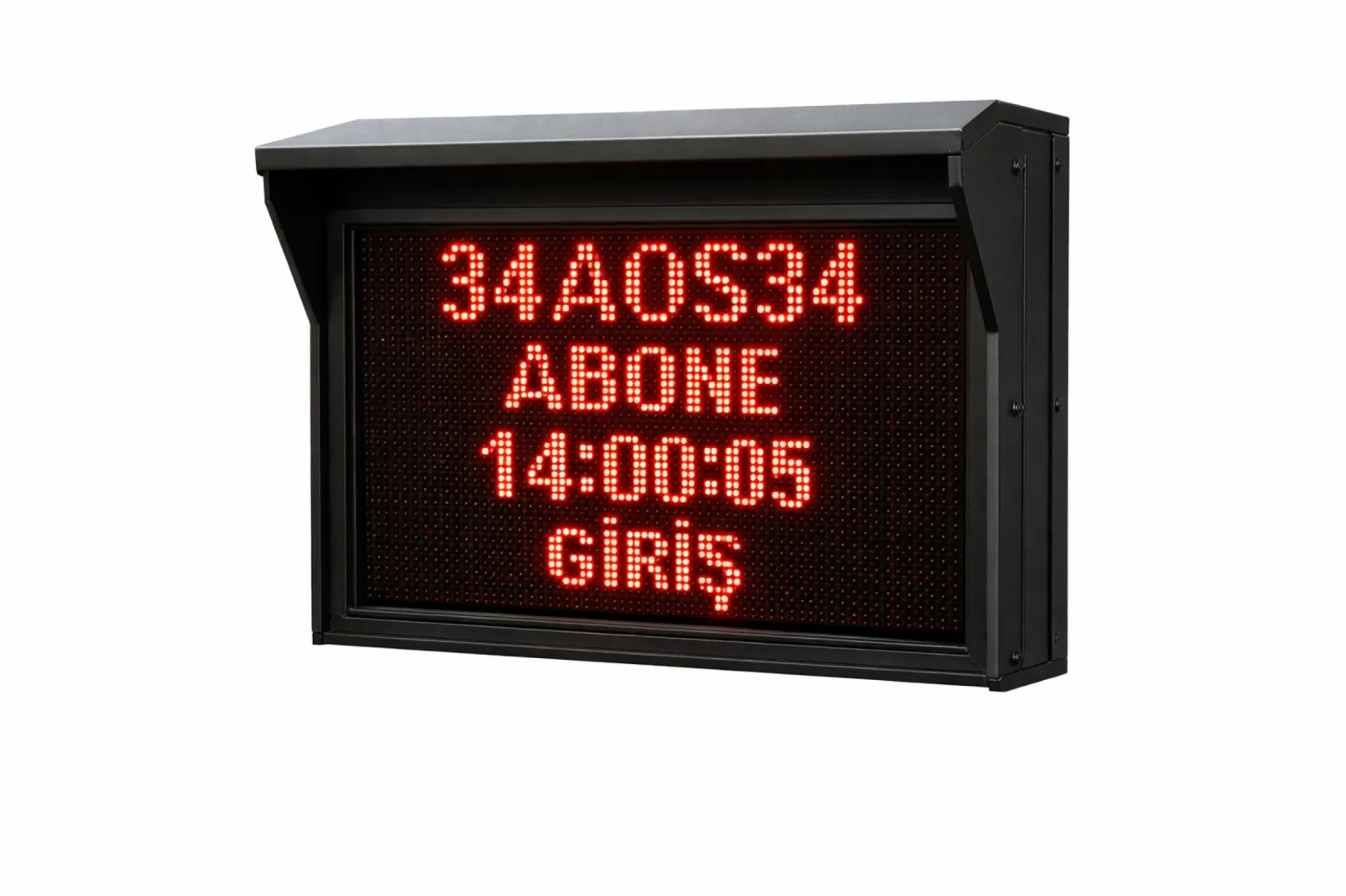AOS 2 SATIR LED TABELA